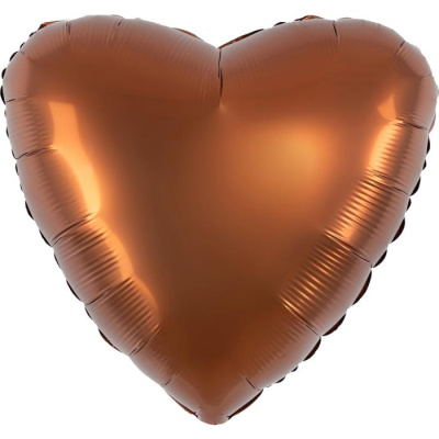Шар фольга без рисунка Сердце 18" Терракота Бохо (Ag) Шар фольга без рисунка Сердце 18" Терракота Бохо (Ag)
