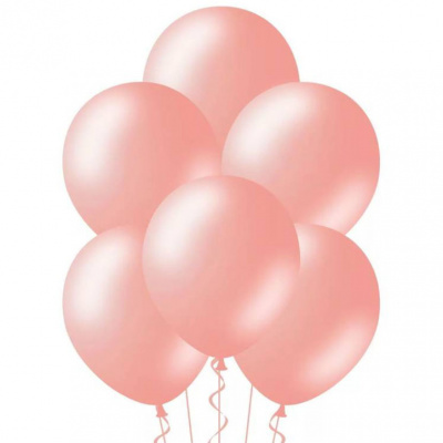 Букет Шары Металлик розовое золото 35 см 1 шт