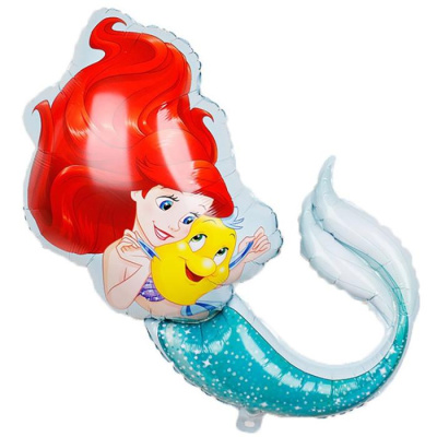 Шар фольга Фигура Русалочка Ариэль (ВЗ)