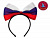 Ободок Бант Россия 21*18 1 шт