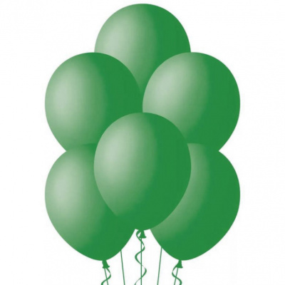 Букет Шары Пастель темно-зеленые 35 см 1 шт