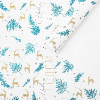 Бумага глянцевая Ветви 70*100 см 1 шт Бумага глянцевая Ветви 70*100 см 1 шт