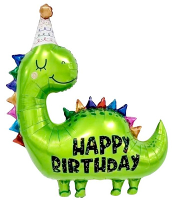 Шар фольга Фигура Динозаврик в колпачке (FL) Шар фольга Фигура Динозаврик в колпачке (FL)