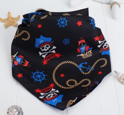 Бандана детская Пират 50*50 см  1 шт
